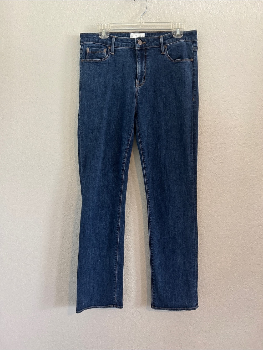 PARKER SMITH Dark Blue Straight Leg Jeans